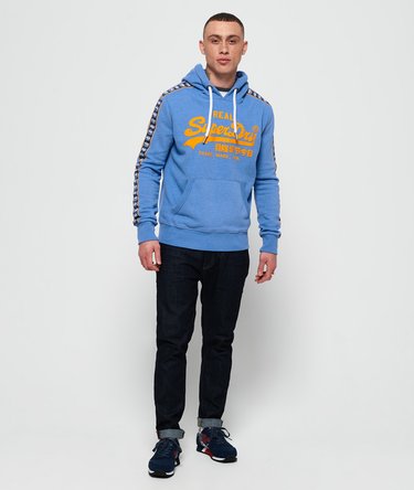 Vintage Logo Repeat Panel Hoodie Image 3