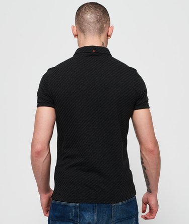 City Jersey-Polohemd mit durchgehendem Print und Tasche Image 4