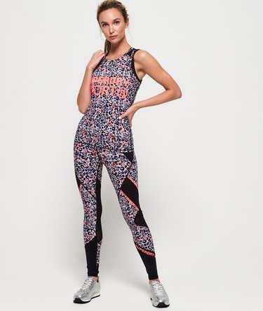 Active Mesh Panel Leggings Image 2