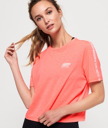 Verkürztes Core T-Shirt mit Logo Image 1