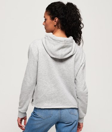 Sweat à capuche court Real Originals Satin College Image 4