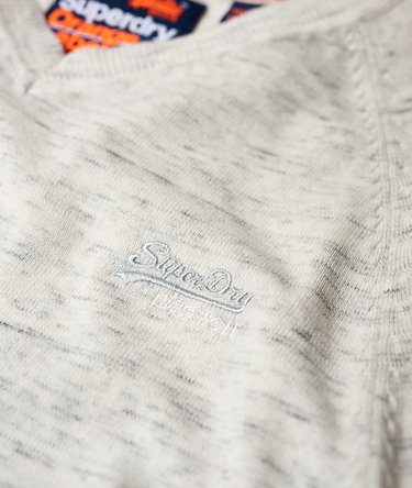 Pull en coton à col V Orange Label Image 7