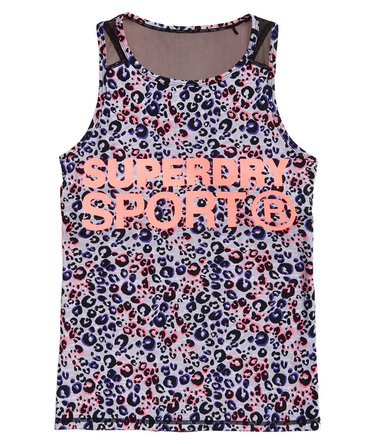 Camiseta de tirantes con paneles de malla Active Image 2