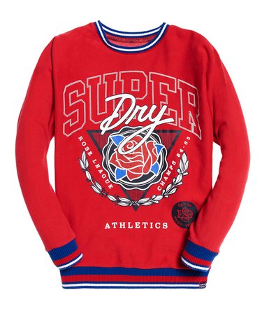 Vee Varsity Oversized Crew Jumper Image 2
