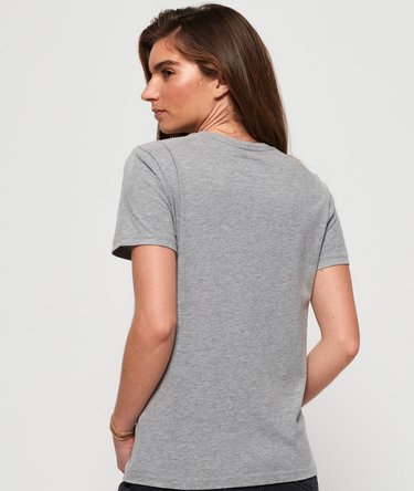 T-shirt a blocchi di colore con logo vintage Image 5