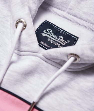 Vintage Logo Colour Block Hoodie Image 6