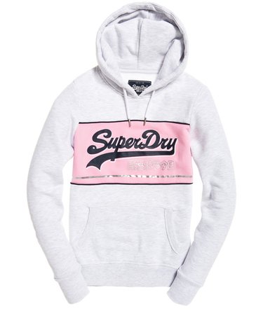 Vintage Logo Colour Block Hoodie Image 2