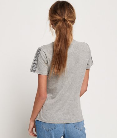 T-shirt effetto floccato American Script Image 4