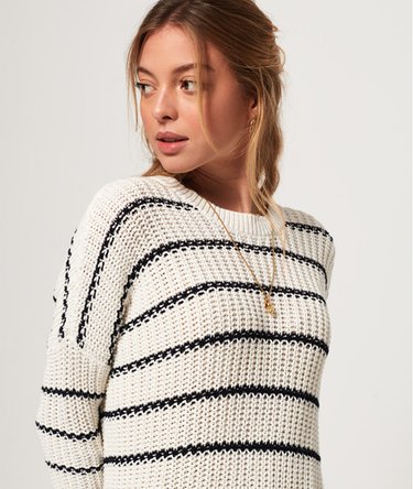 Elsie Slouch Crew Knit Jumper Image 5