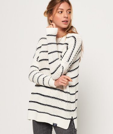 Elsie Slouch Crew Knit Jumper Image 1