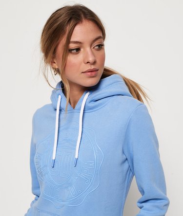 College Badge Tonal Hoodie Image 5