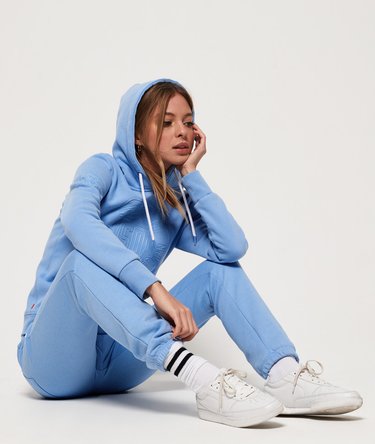 College Badge Tonal Hoodie Image 6