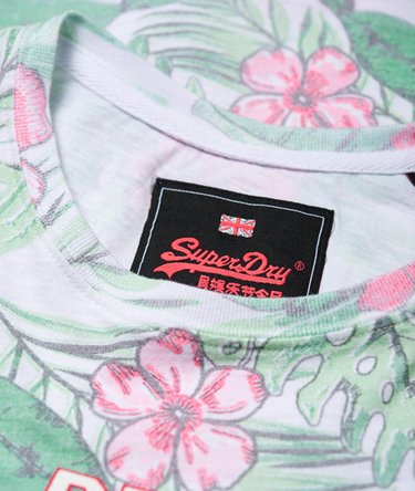Vintage Logo Tropical All Over Print T-Shirt Image 6