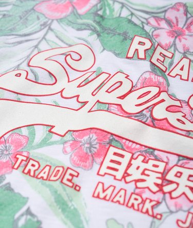 Vintage Logo Tropical All Over Print T-Shirt Image 7