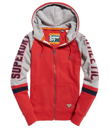 Applique Academy Raglan Contrast Zip Hoodie Image 2