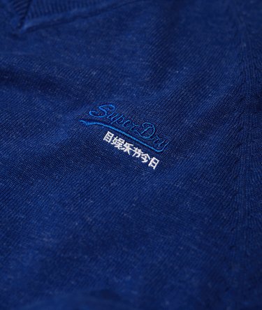 Orange Label katoenen trui met V-hals Image 7