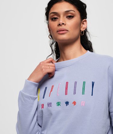 Carly Carnival Sweatshirt mit Stickerei und Rundhalsausschnitt Image 5