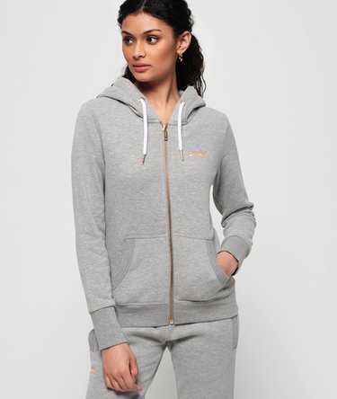 Orange Label Elite Zip Hoodie Image 1