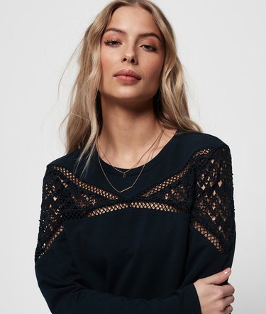 Zariah-topp med blondestykke Image 5