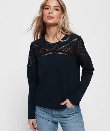 Zariah-topp med blondestykke Image 1