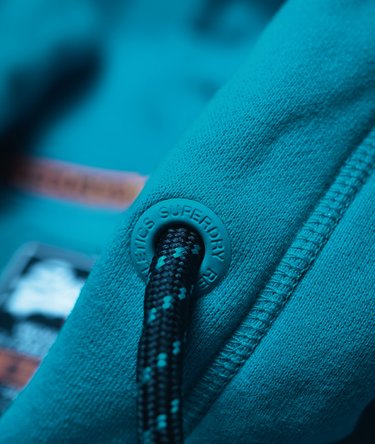 Vintage Logo Hoodie mit Applikation Image 7