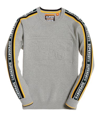 Pull à col rond avec logo en relief Grade Superdry Image 2