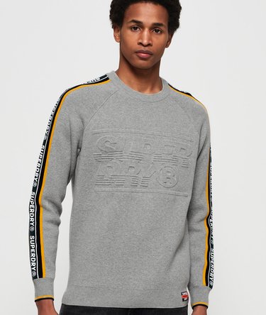 Pull à col rond avec logo en relief Grade Superdry Image 1