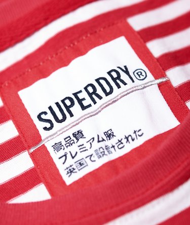 Minimal Logo Stripe Oversized Portland T-Shirt Image 6