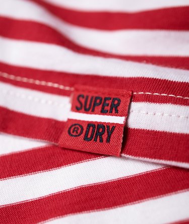 Minimal Logo Stripe Oversized Portland T-Shirt Image 8