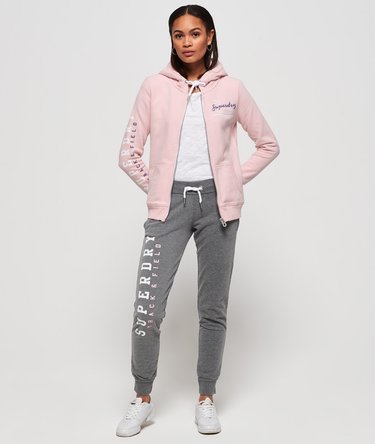 Track & Field hoodie met rits Image 3