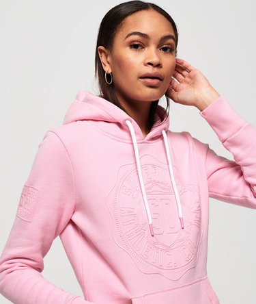 College Badge Tonal Hoodie Image 5