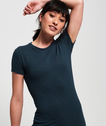 Evie Textured T-Shirt Dress Image 4