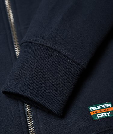 Applique Academy Raglan Contrast Zip Hoodie Image 7