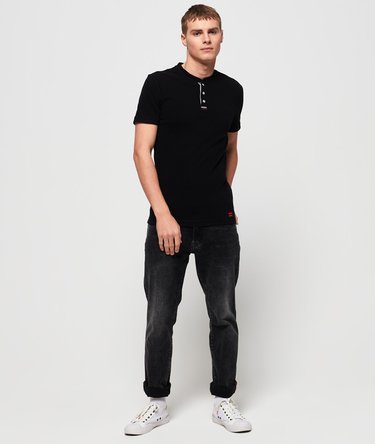 Heritage Short Sleeve Grandad Top Image 3