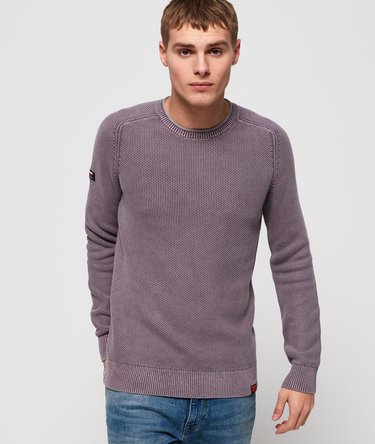 Pull ras du cou texturé Garment Dyed L.A. Image 1