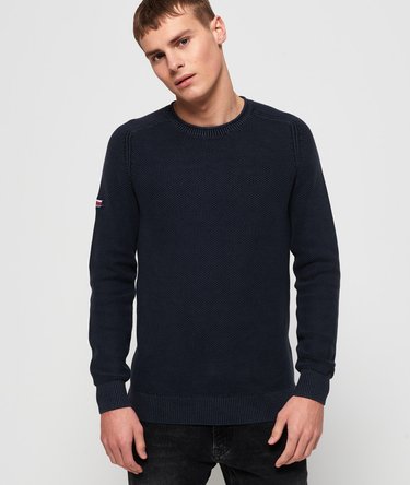Jersey teñido con textura y cuello redondo L.A. Image 1