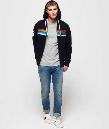Vintage Logo Cali Zip Hoodie Image 3