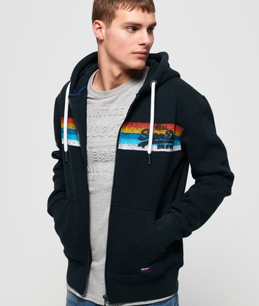 Vintage Logo Cali Zip Hoodie Image 1