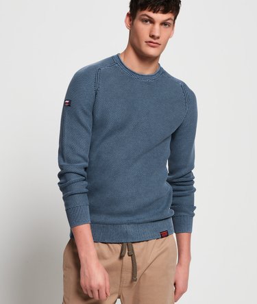 Pull ras du cou texturé Garment Dyed L.A. Image 1
