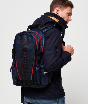 Diamond All Over Print Tarp Backpack Image 2