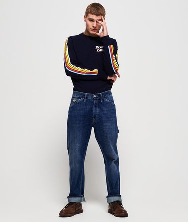 Cali Stripe Crew Sweatshirt Image 3