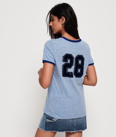 T-shirt Ringer Vintage Logo Retro Image 4