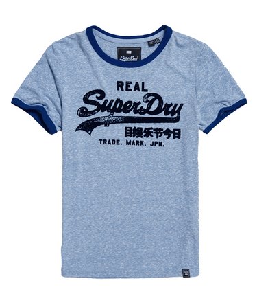 T-shirt Ringer Vintage Logo Retro Image 2