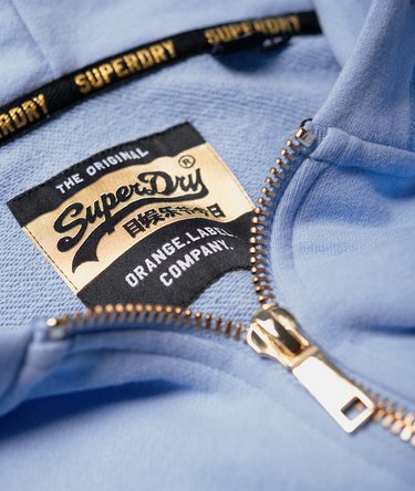 Felpa leggera con zip e cappuccio Elite Orange Label Image 6
