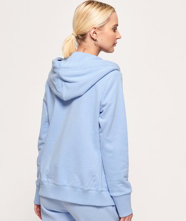 Felpa leggera con zip e cappuccio Elite Orange Label Image 4