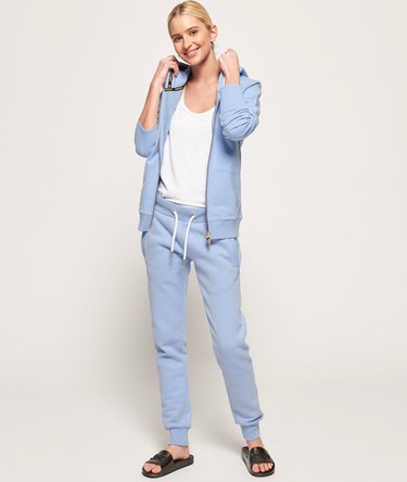 Felpa leggera con zip e cappuccio Elite Orange Label Image 3