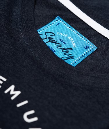 Premium T-Shirt mit Schriftzug und Blumen-Print Image 6