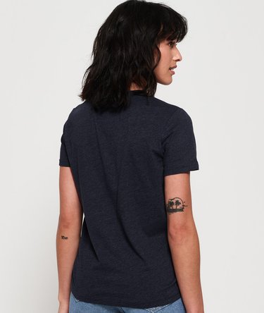 Premium T-Shirt mit Schriftzug und Blumen-Print Image 5