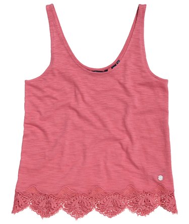 Morocco Tanktop mit Spitzensaum Image 2