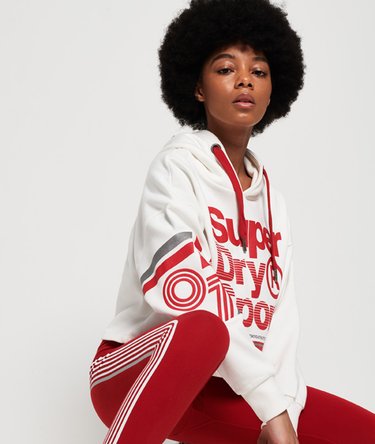 LA Sporting Crop Hoodie Image 5